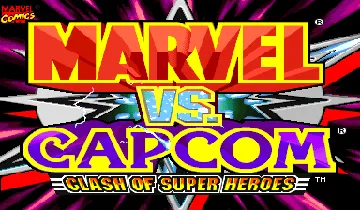 Marvel Vs. Capcom: Clash of Super Heroes (Asia 980112) screen shot title